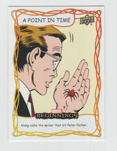 Load image into Gallery viewer, 2022 Marvel Beginnings: Vol 2: Series 1 A Point in Time #PT2 Spider-Man
