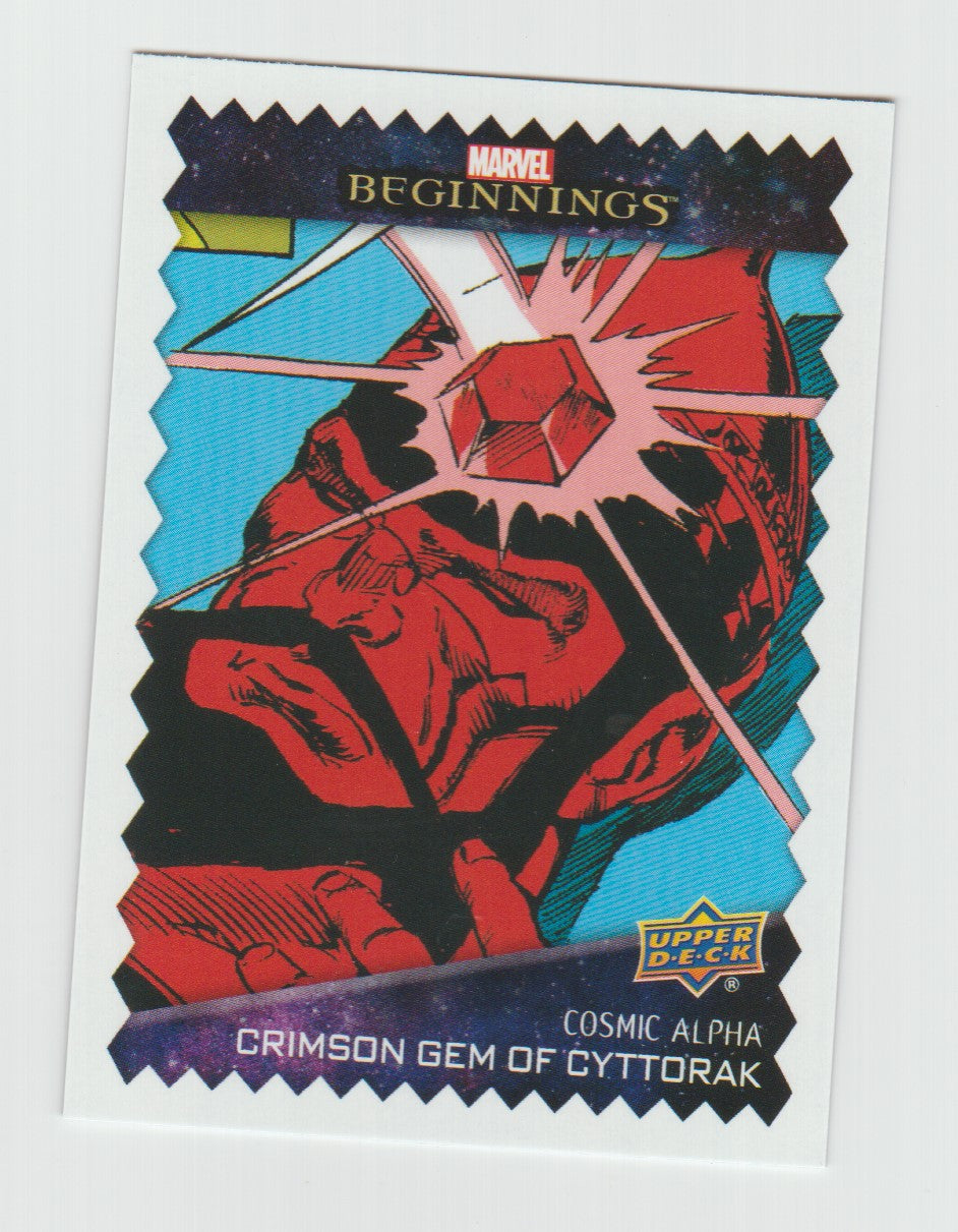 2022 Marvel Beginnings: Vol 2: Series 1 Cosmic Alpha #CA4 Crimson Gem of Cyttorak