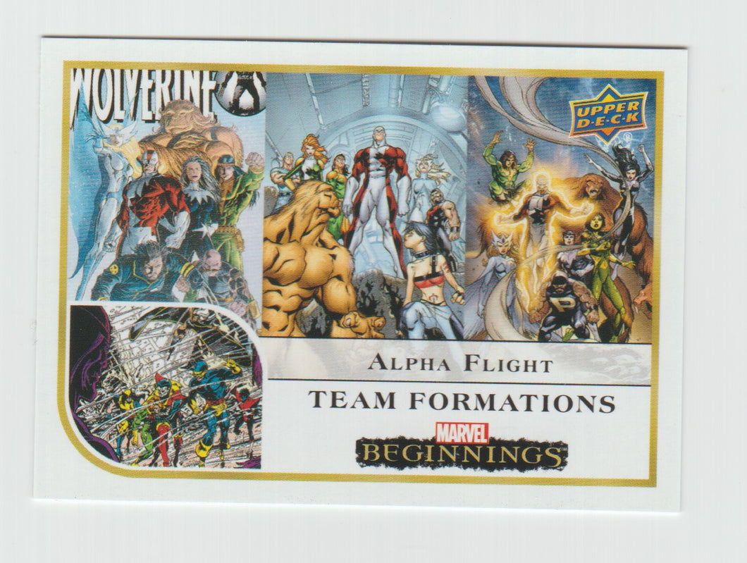 2022 Marvel Beginnings: Vol 2: Series 1 Team Formations #TF4 Alpha Flight