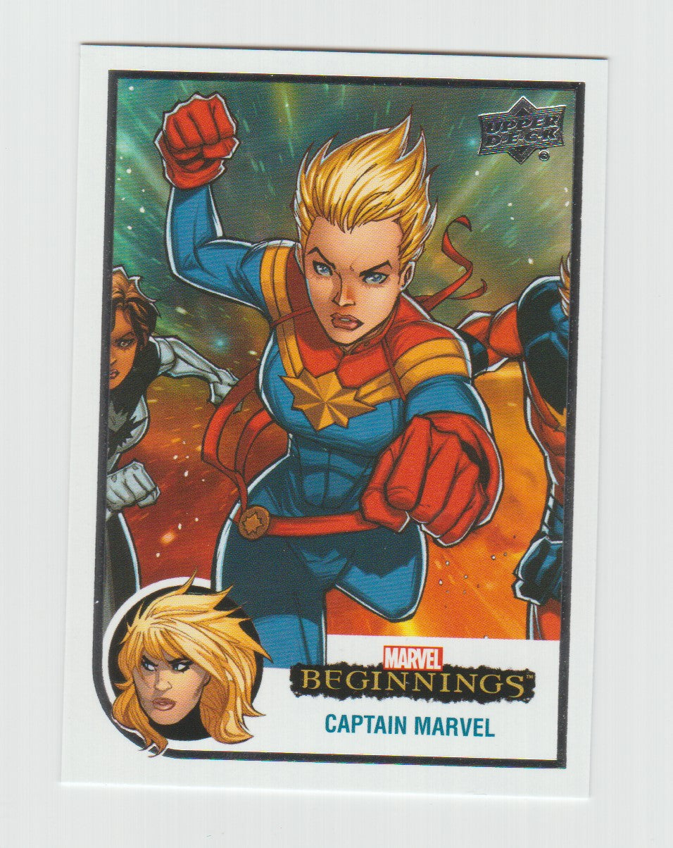 2022 Marvel Beginnings: Vol 2: Series 1 #164 Captain Marvel