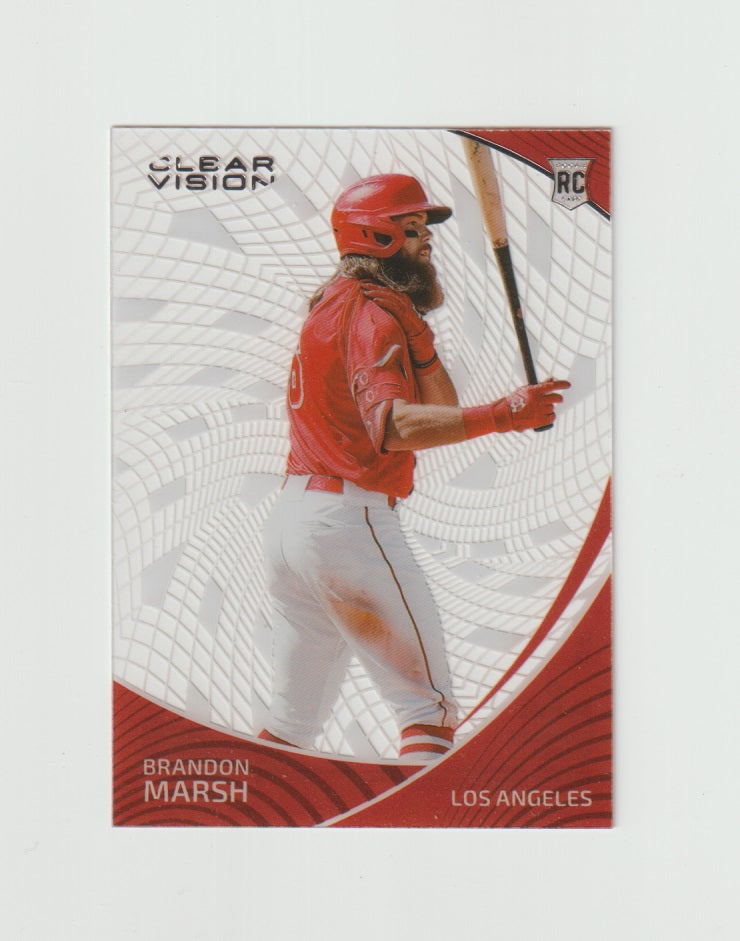 2022 Panini Chronicles Clear Vision #10 Brandon Marsh