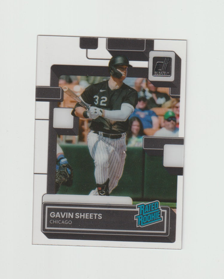 2022 Panini Chronicles Clearly Donruss #61 Gavin Sheets