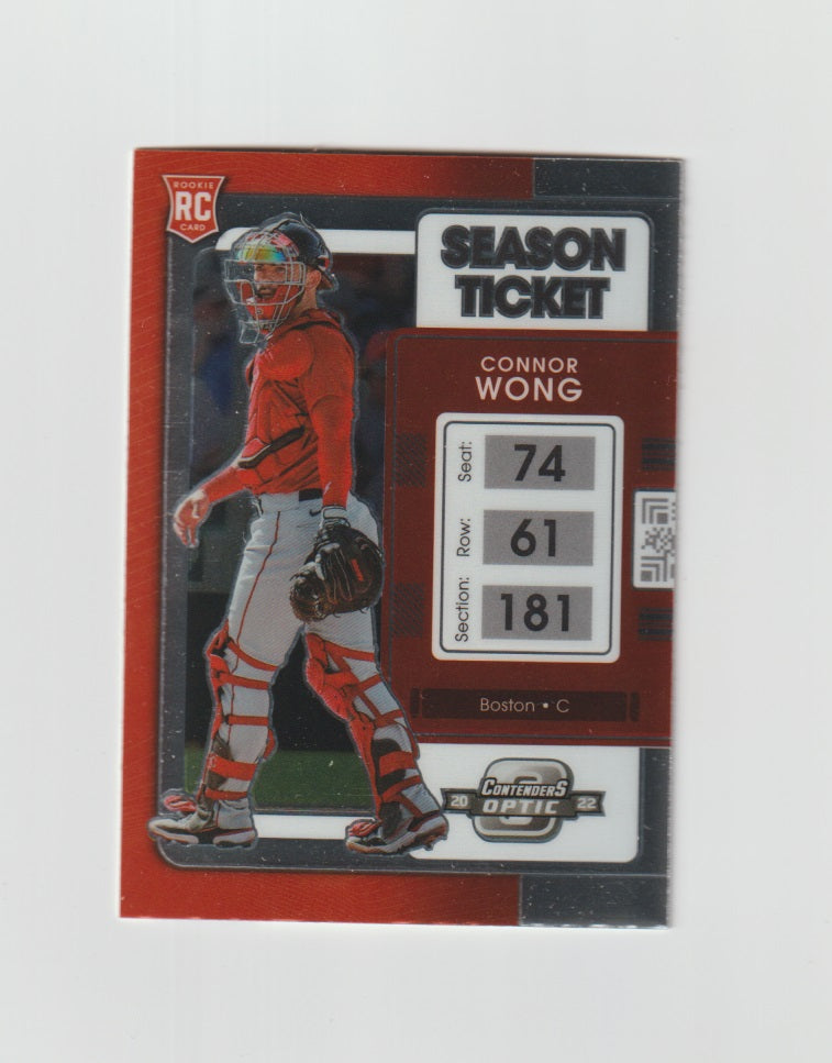 2022 Panini Chronicles Contenders Optic #11 Connor Wong