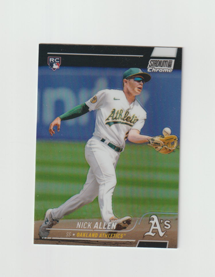 2022 Stadium Club Chrome Refractors #338 Nick Allen