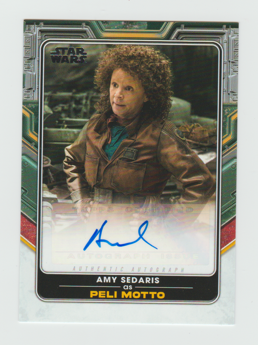 2022 Star Wars The Book of Boba Fett Season 1 Autographs #A-AS Amy Sedaris as Peli Motto