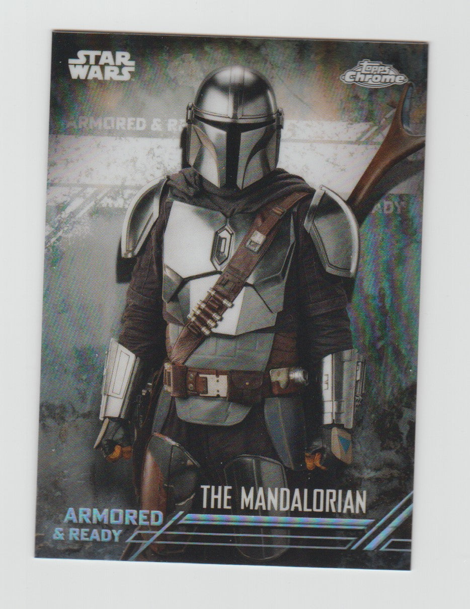 2022 Star Wars The Mandalorian Chrome Beskar Edition Armored & Ready #AR-1 The Mandalorian