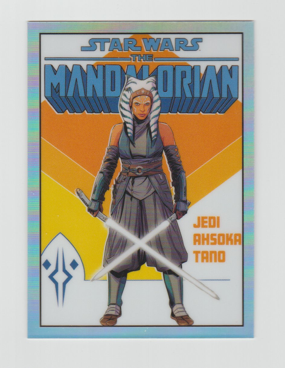 2022 Star Wars The Mandalorian Chrome Beskar Edition Comic Book Artwork #CC-4 Jedi Ahsoka Tano