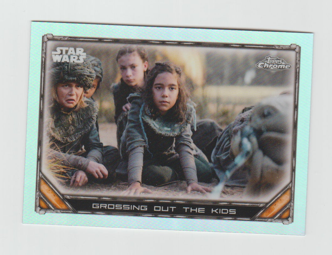 2022 Star Wars The Mandalorian Chrome Beskar Edition Refractors #S1-25 Grossing out the Kids