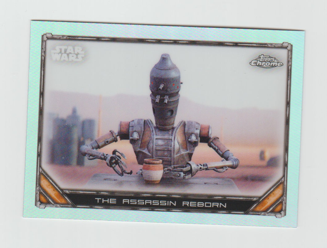 2022 Star Wars The Mandalorian Chrome Beskar Edition Refractors #S1-39 The Assassin Reborn