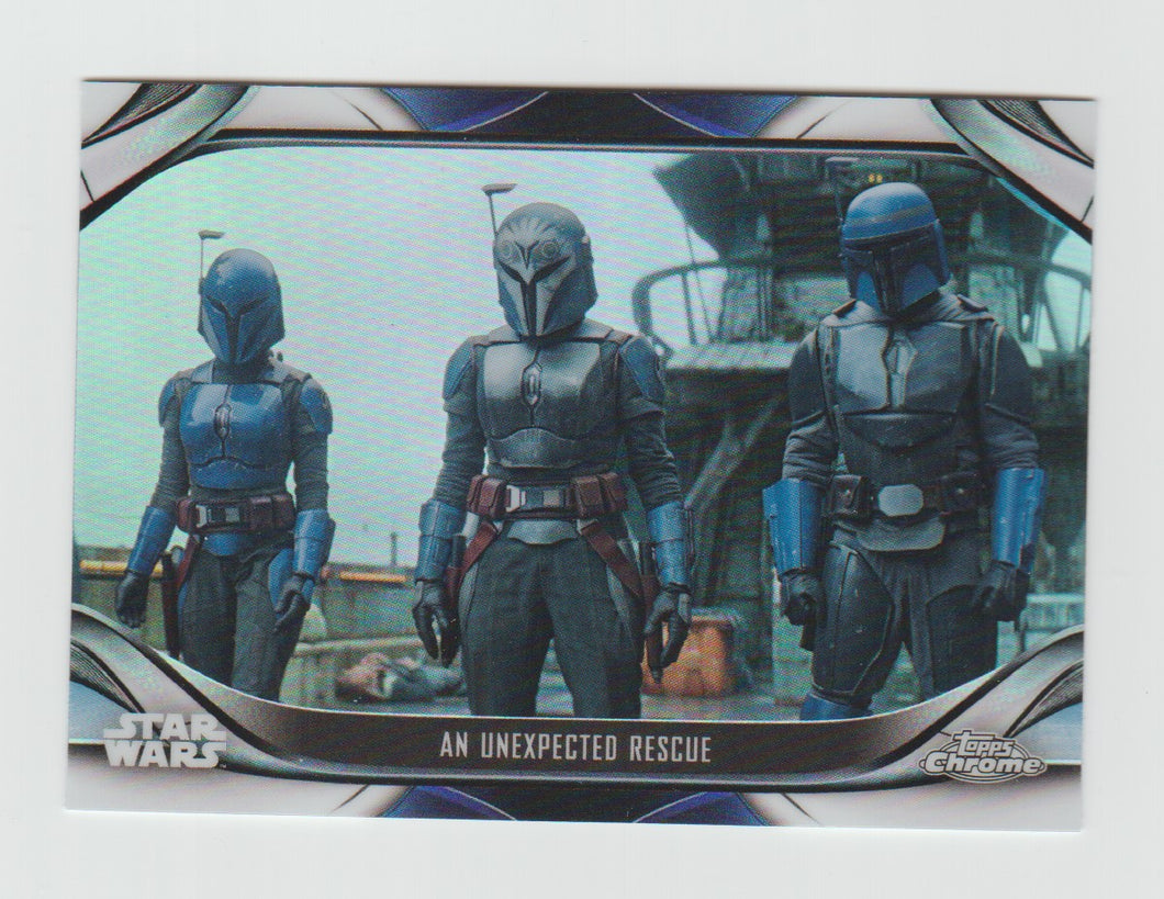 2022 Star Wars The Mandalorian Chrome Beskar Edition Refractors #S2-15 An Unexpected Rescue