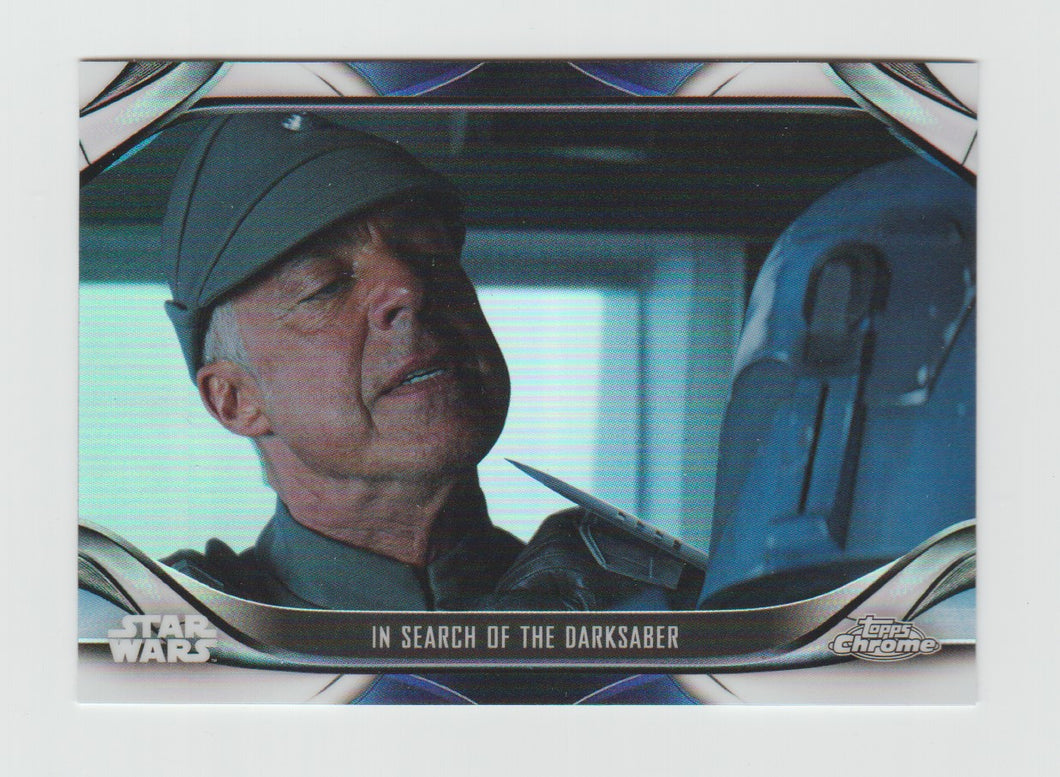 2022 Star Wars The Mandalorian Chrome Beskar Edition Refractors #S2-18 In Search of the Darksaber