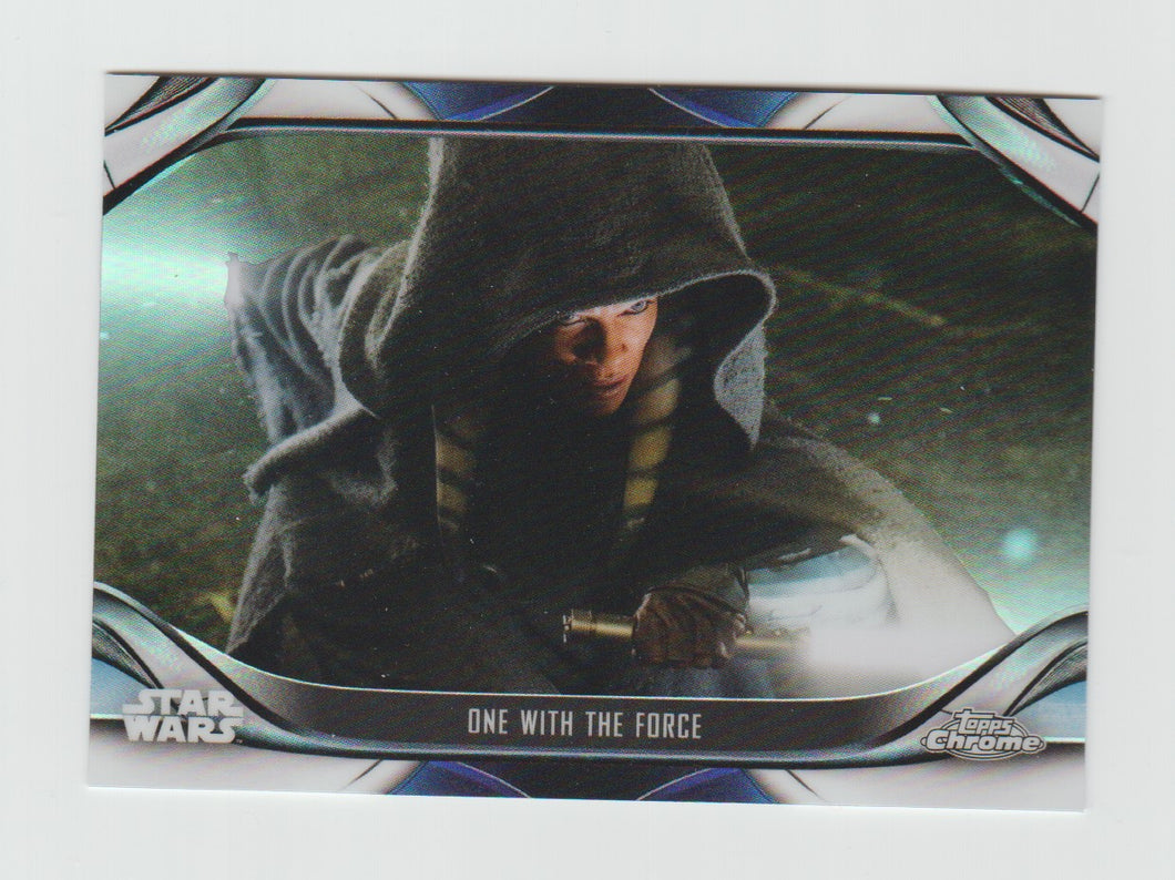 2022 Star Wars The Mandalorian Chrome Beskar Edition Refractors #S2-26 One with the Force