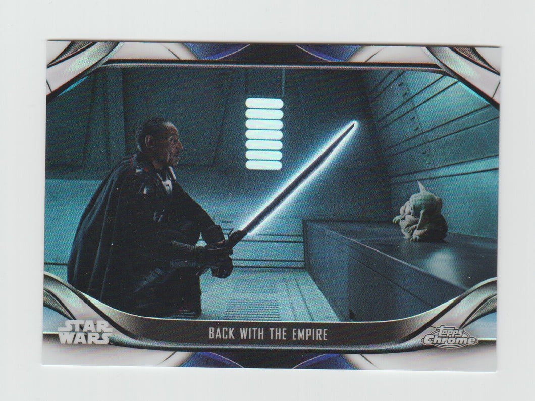 2022 Star Wars The Mandalorian Chrome Beskar Edition Refractors #S2-37 Back with the Empire