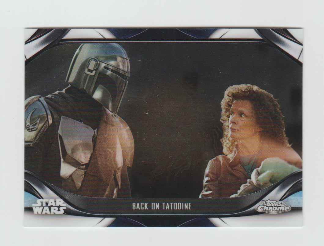 2022 Star Wars The Mandalorian Chrome Beskar Edition #S2-2 Back on Tatooine