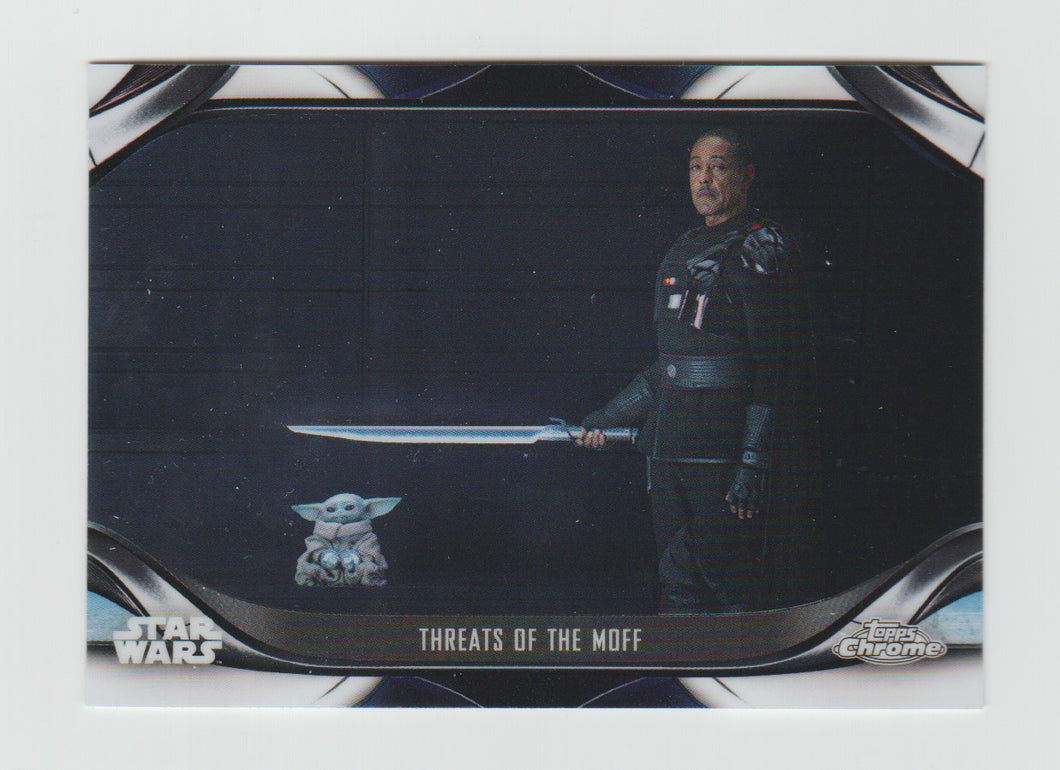 2022 Star Wars The Mandalorian Chrome Beskar Edition #S2-45 Threats of the Moff