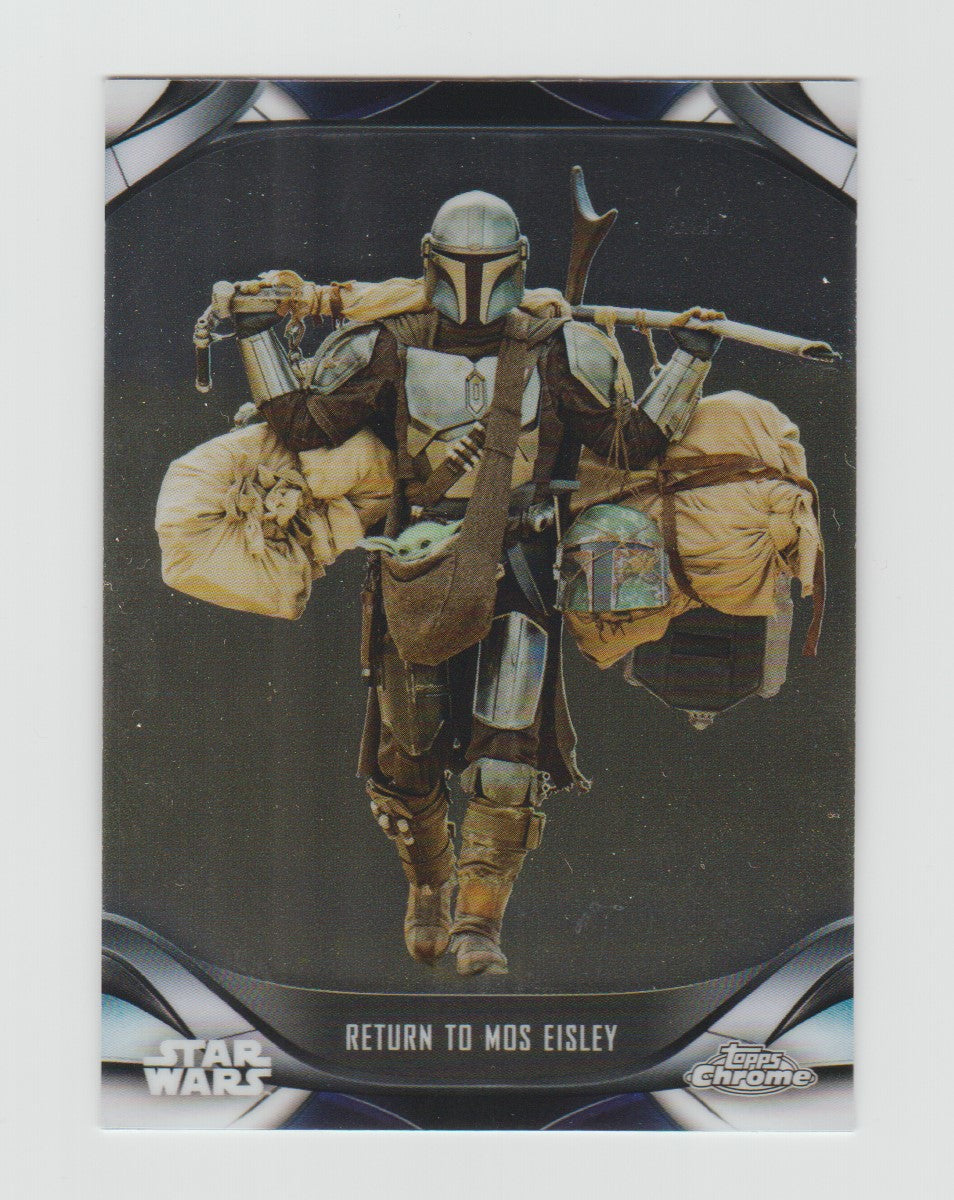 2022 Star Wars The Mandalorian Chrome Beskar Edition #S2-7 Return to Mos Eisley