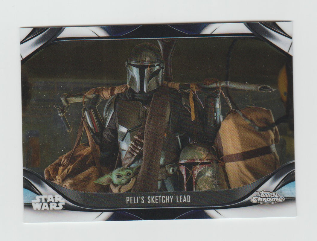 2022 Star Wars The Mandalorian Chrome Beskar Edition #S2-8 Peli's Sketchy Lead