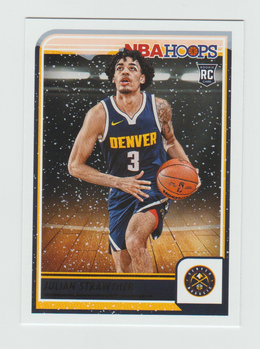 2023-24 Hoops Winter Rookie RC Card #250 Julian Strawther