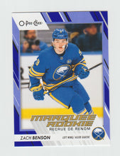 Load image into Gallery viewer, 2023-24 O-Pee-Chee Blue #591 Zach Benson
