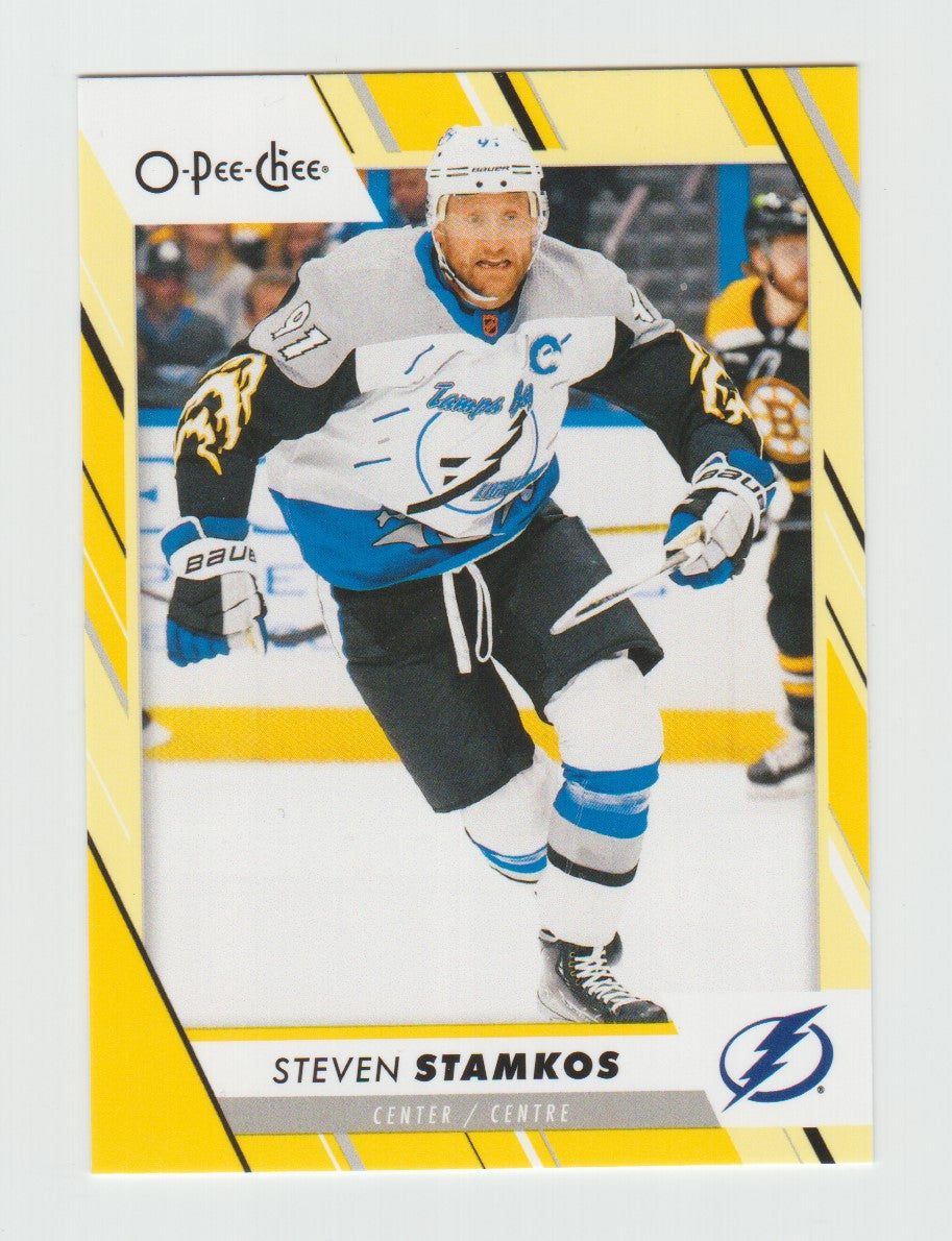 2023-24 O-Pee-Chee Yellow #10 Steven Stamkos