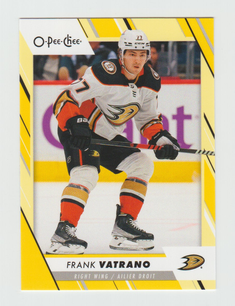 2023-24 O-Pee-Chee Yellow #334 Frank Vatrano