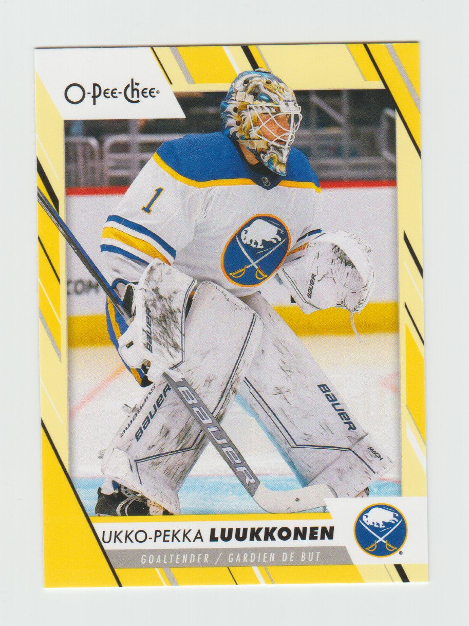 2023-24 O-Pee-Chee Yellow #392 Ukko-Pekka Luukkonen