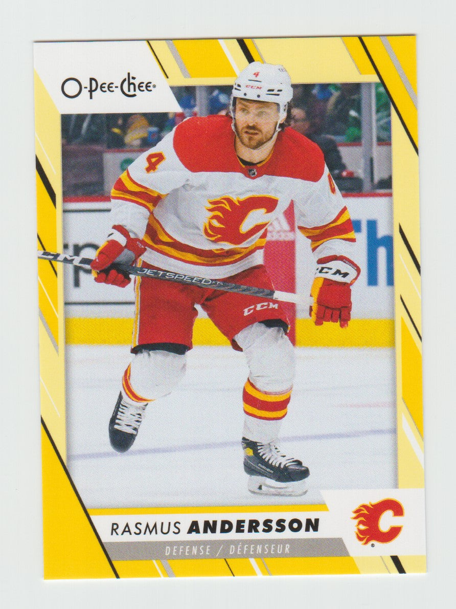 2023-24 O-Pee-Chee Yellow #423 Rasmus Andersson