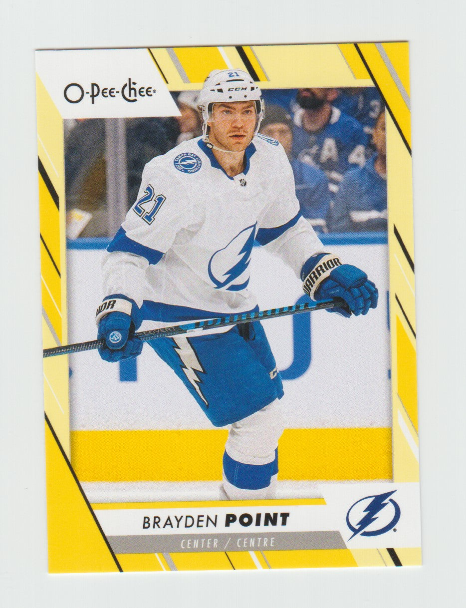 2023-24 O-Pee-Chee Yellow #441 Brayden Point