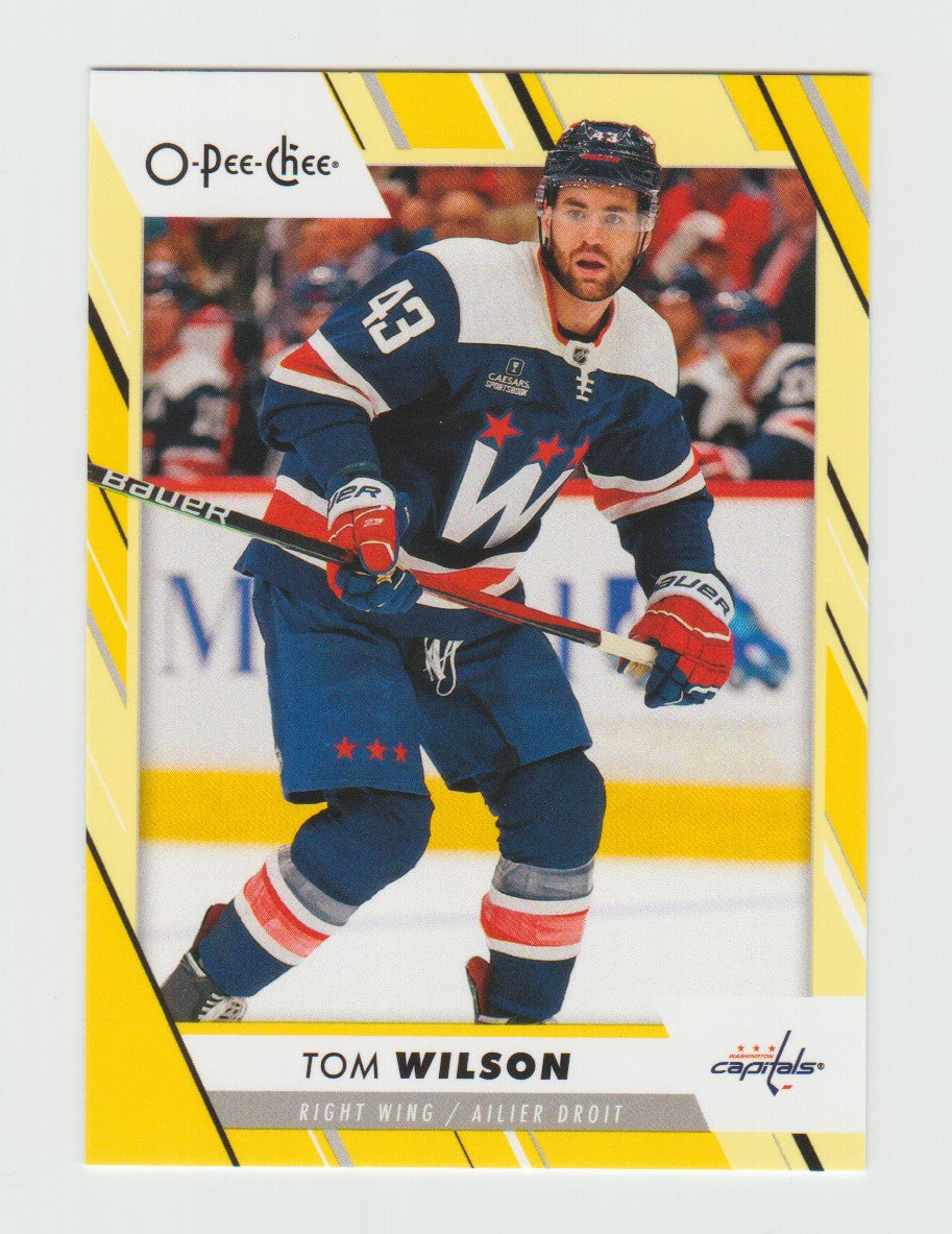 2023-24 O-Pee-Chee Yellow #469 Tom Wilson