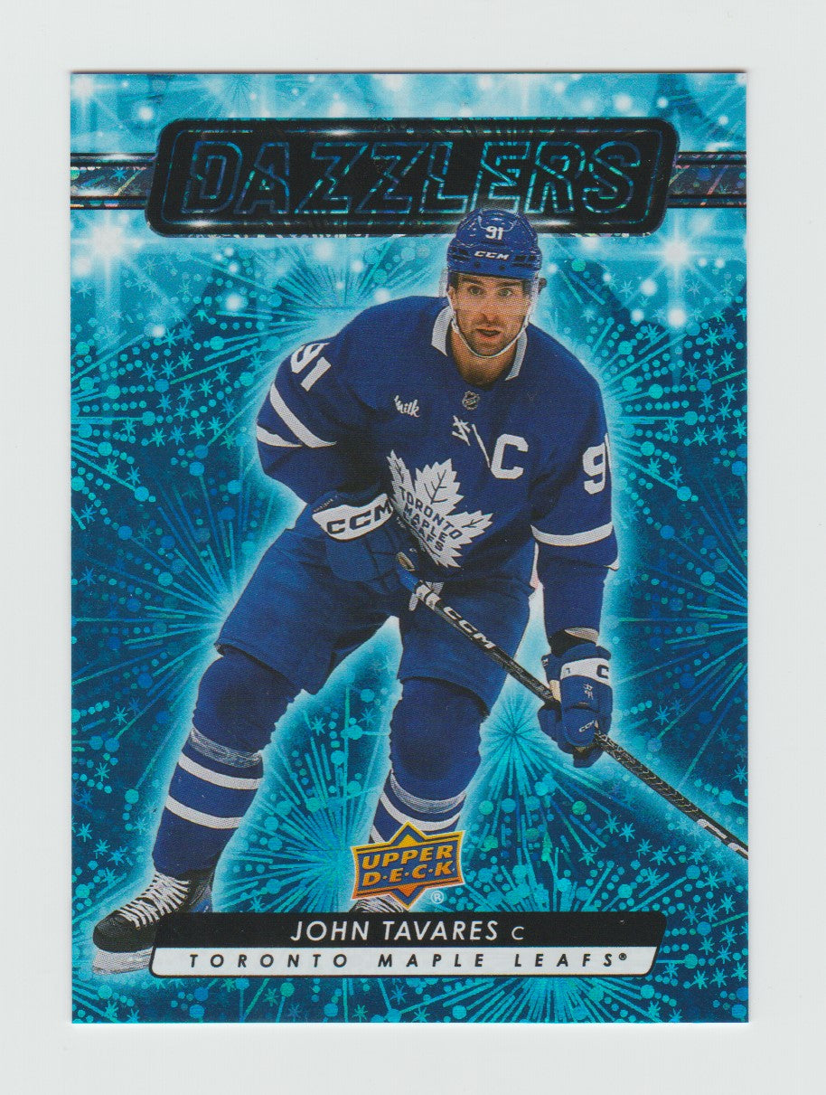 2023-24 Upper Deck Dazzlers Blue #DZ-33 John Tavares