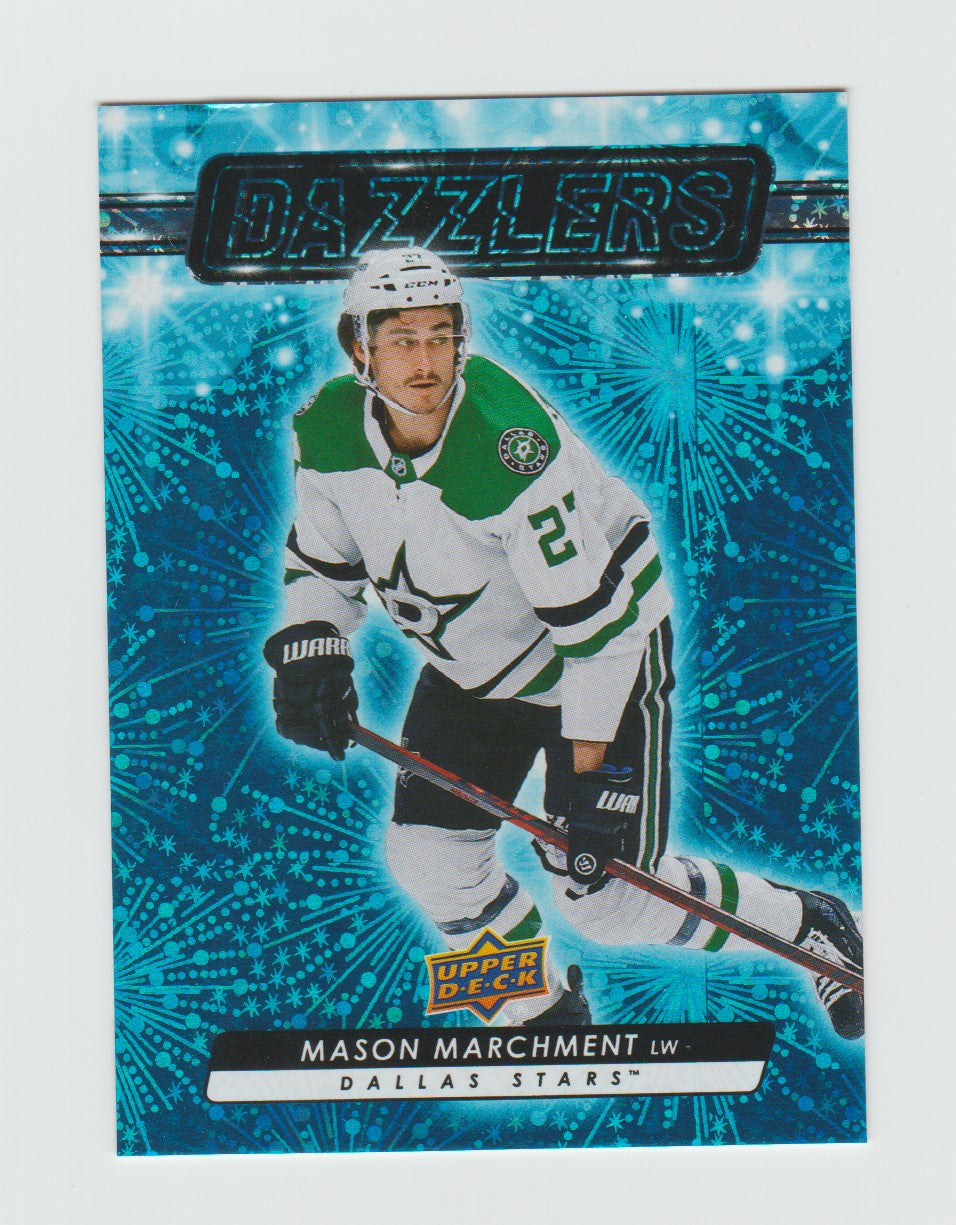 2023-24 Upper Deck Dazzlers Blue #DZ-3 Mason Marchment