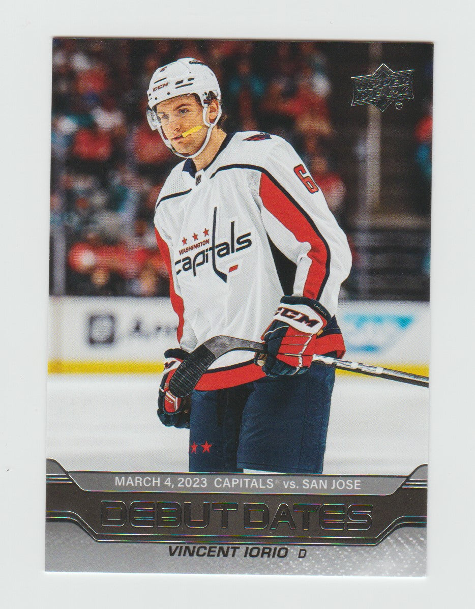 2023-24 Upper Deck Debut Dates #DD-17 Vincent Iorio