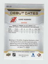 Load image into Gallery viewer, 2023-24 Upper Deck Debut Dates #DD-25 Luke Hughes
