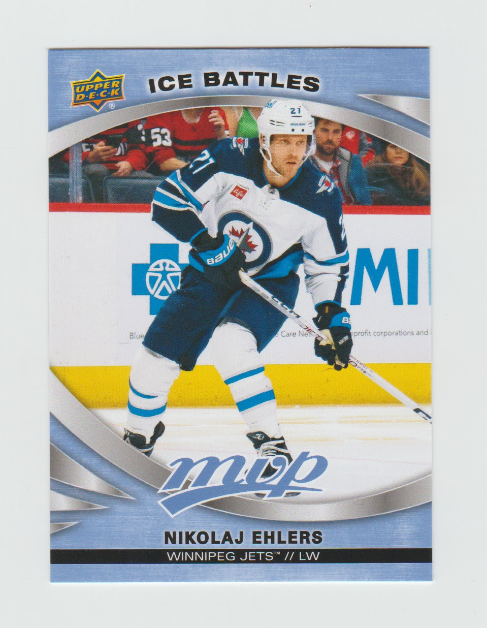 2023-24 Upper Deck MVP Ice Battles #62 Nikolaj Ehlers