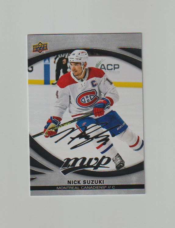 2023-24 Upper Deck MVP Silver Script #161 Nick Suzuki