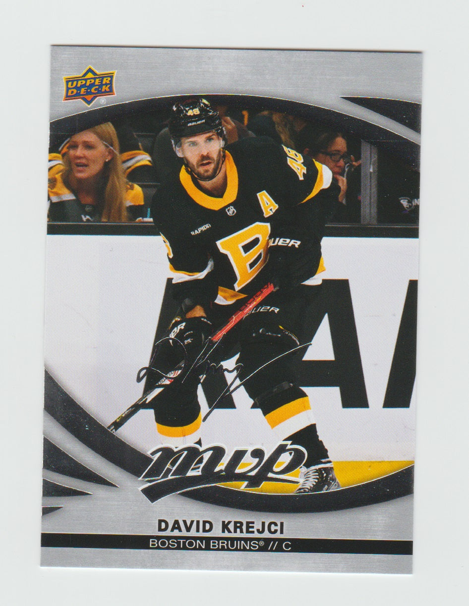 2023-24 Upper Deck MVP Silver Script #179 David Krejci