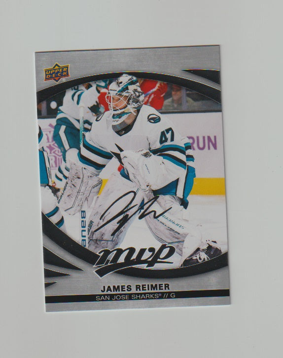 2023-24 Upper Deck MVP Silver Script #187 James Reimer