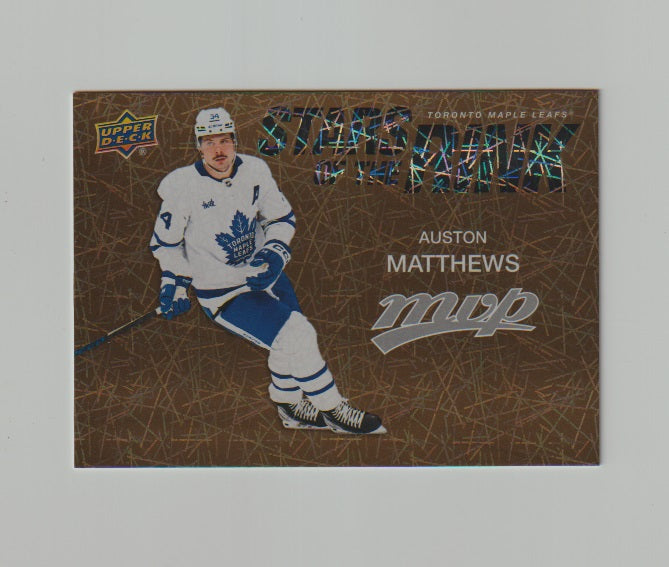 2023-24 Upper Deck MVP Stars of the Rink #SS-9 Auston Matthews