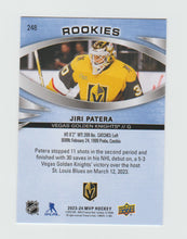 Load image into Gallery viewer, 2023-24 Upper Deck MVP #248 Jiri Patera SP RC
