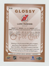 Load image into Gallery viewer, 2023-24 Upper Deck OPC Glossy #R-9 Luke Hughes
