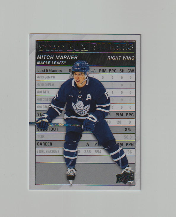 2023-24 Upper Deck Stat Box Fillers #SB-7 Mitch Marner