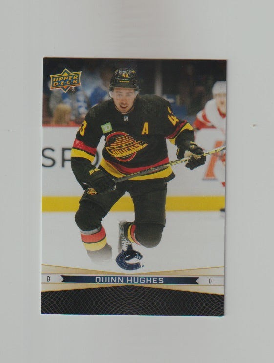 2023-24 Upper Deck Tim Hortons Greatest Duos #48 Quinn Hughes & J.T. Miller