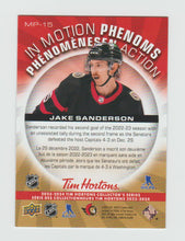 Load image into Gallery viewer, 2023-24 Upper Deck Tim Hortons In Motion Phenoms #MP-15 Jake Sanderson
