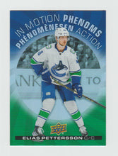 Load image into Gallery viewer, 2023-24 Upper Deck Tim Hortons In Motion Phenoms #MP-16 Elias Pettersson
