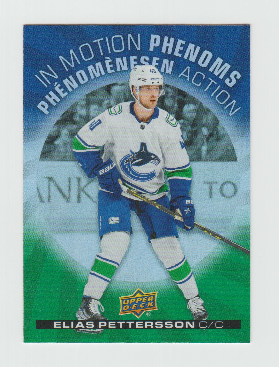 2023-24 Upper Deck Tim Hortons In Motion Phenoms #MP-16 Elias Pettersson