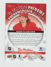 Load image into Gallery viewer, 2023-24 Upper Deck Tim Hortons In Motion Phenoms #MP-17 Moritz Seider
