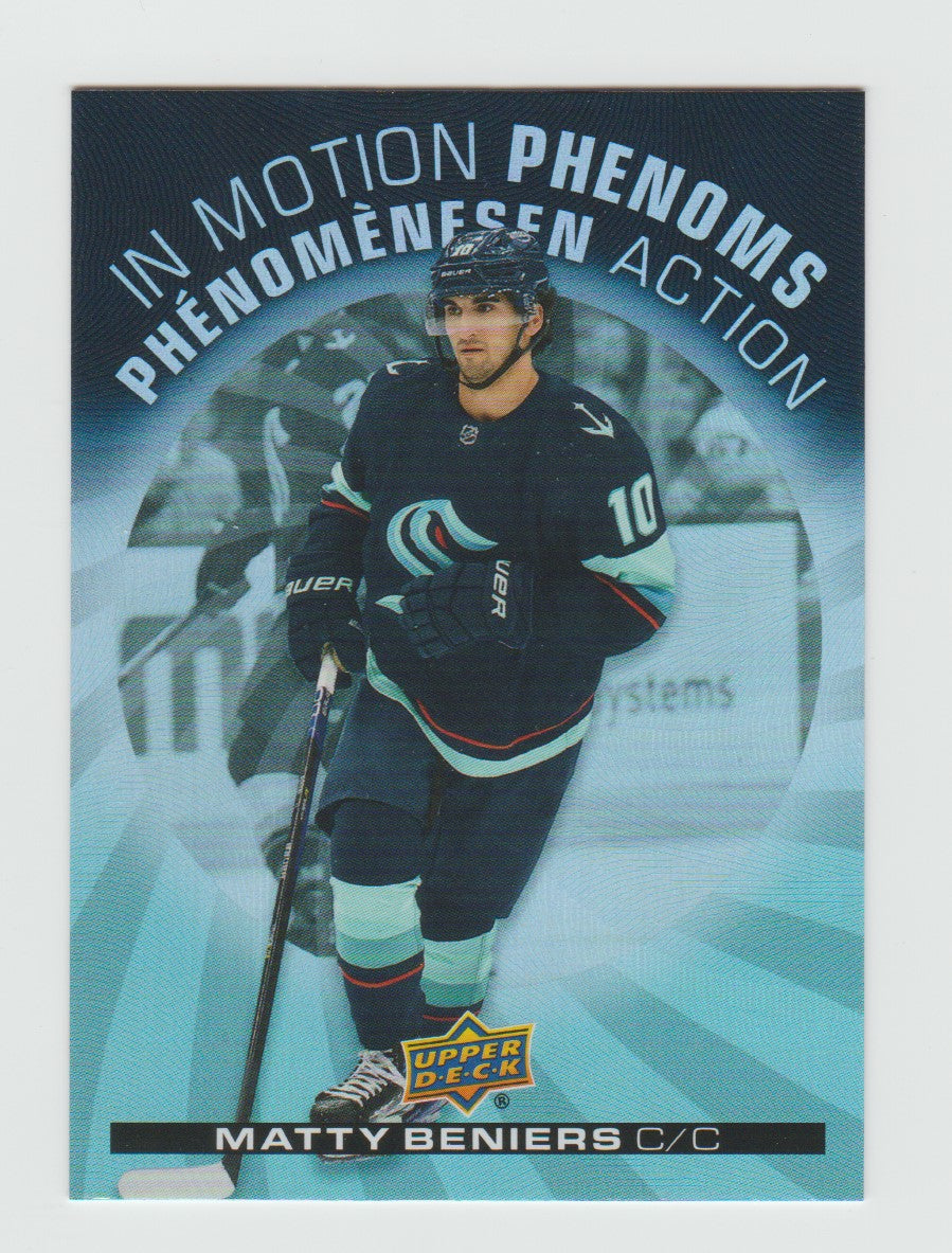 2023-24 Upper Deck Tim Hortons In Motion Phenoms #MP-4 Matty Beniers