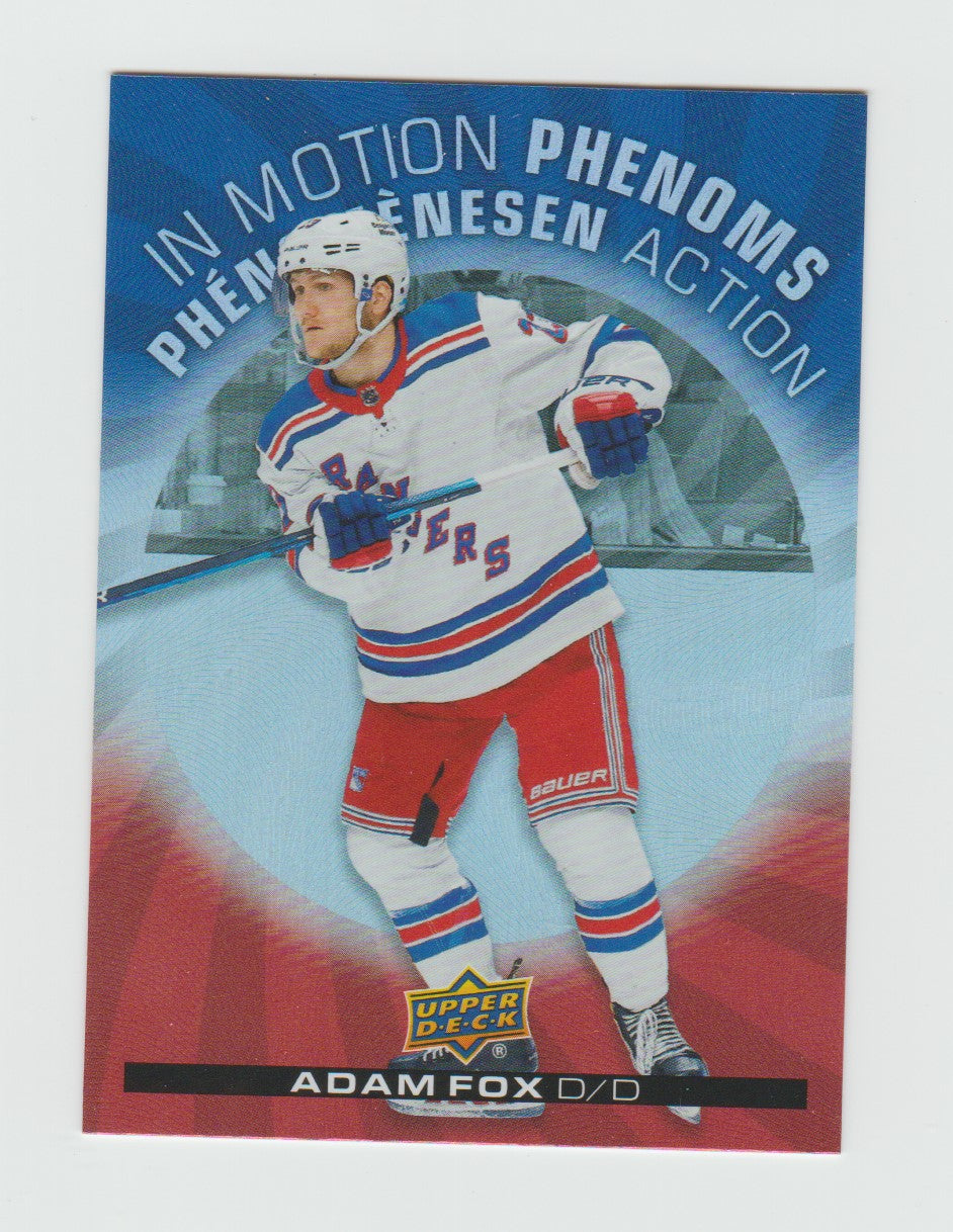 2023-24 Upper Deck Tim Hortons In Motion Phenoms #MP-7 Adam Fox