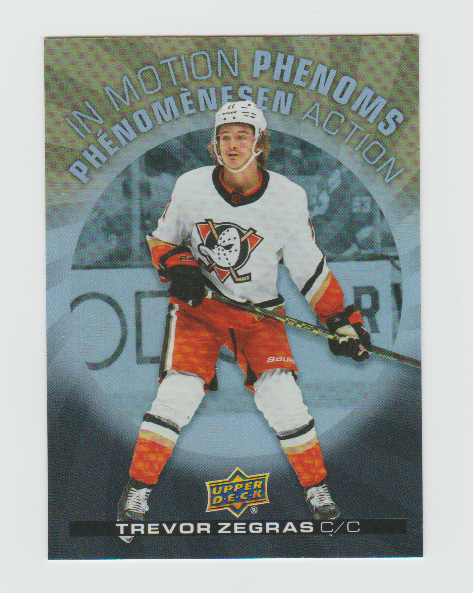 2023-24 Upper Deck Tim Hortons In Motion Phenoms #MP-14 Trevor Zegras