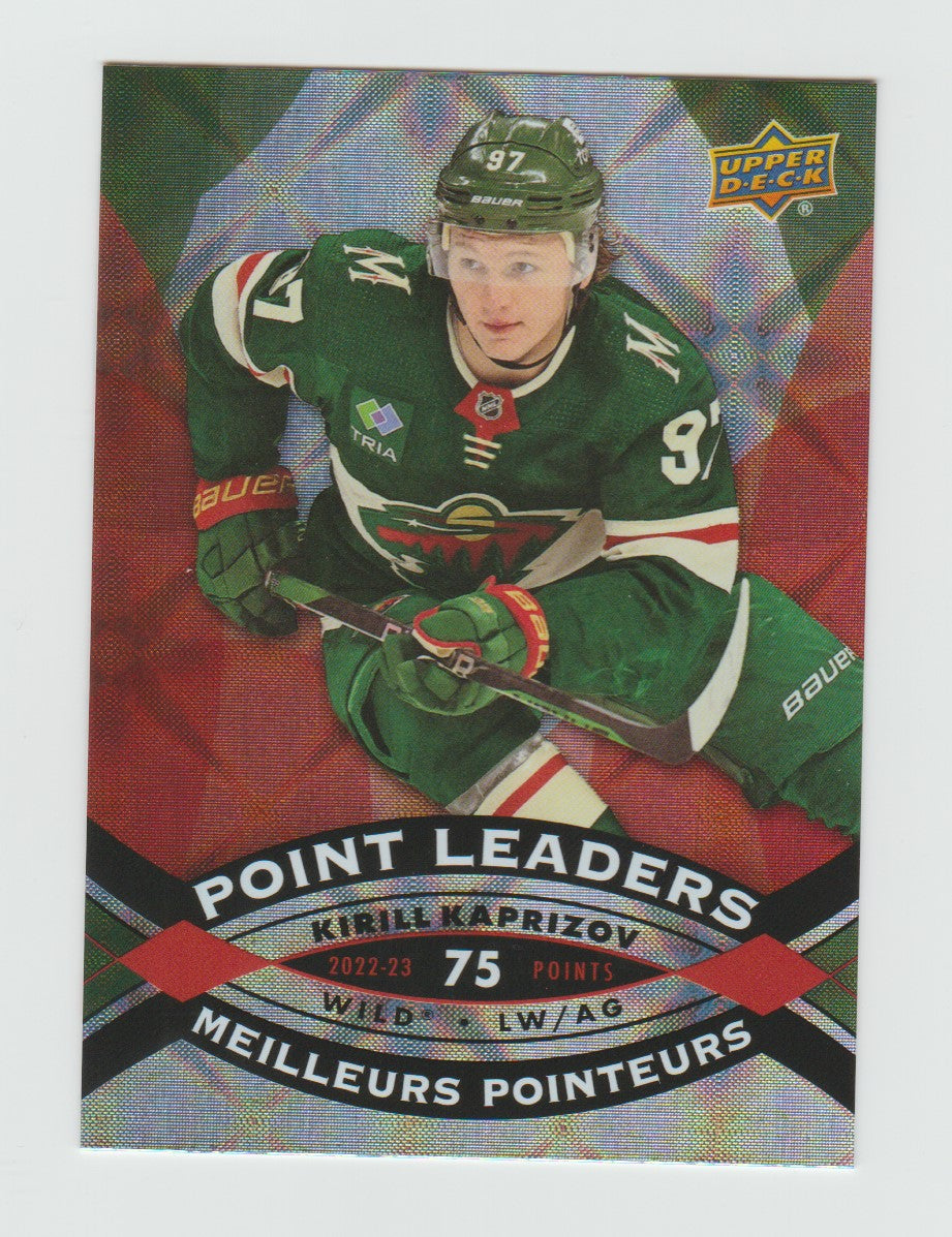 2023-24 Upper Deck Tim Hortons Point Leaders #PL-13 Kirill Kaprizov